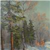 Image 4 : Otto Eilertsen, Original Oil on Canvas, Winter Scene Signed