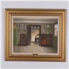 Image 1 : Paul Ronne, Oil on Canvas, Serene Interior, Signed