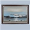 Image 1 : R. Fisher, Large Original Oil on Canvas, Seascape, Signed