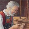 Image 4 : R. Houy, Original oil on Canvas, Model Ship Builder, Signed