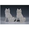 Image 1 : Pair of Decorative Bisque Porcelain Dog Figurines