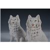 Image 4 : Pair of Decorative Bisque Porcelain Dog Figurines