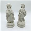 Image 1 : Pair of Bisque Porcelain Figurines