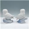 Image 2 : 2pc Japanese KPM Snowy Owl Figurines