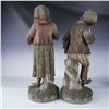 Image 3 : 2pc Vintage Ceramic Statues of Children