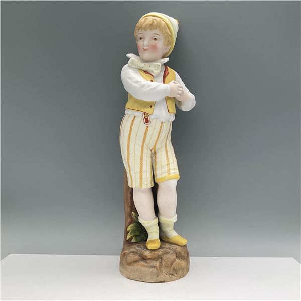 Continental Porcelain Figurine of a Boy, circa 19th Century