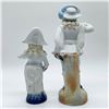 Image 2 : Pair of Porcelain Gentleman Figurines, Blue and Gold Accents