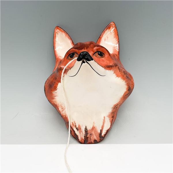 Vintage Babbacombe Pottery Fox Head String Holder