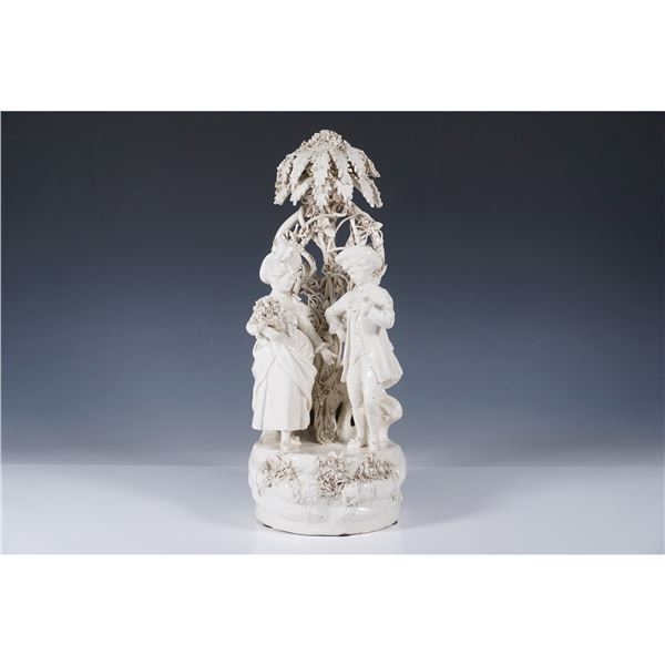 Antique Continental Porcelain Sculpture