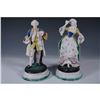 Image 1 : 2pc Porcelain Figurines, 18th Century Courting Couple