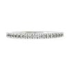 Image 7 : 14k White Gold 0.55 ctw Prong Round Diamond Thin Stack Wedding Eternity Band Rin