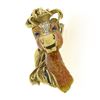 Image 6 : Frascarolo & Co. 18K Gold Detailed Enamel 3D Horse Head Pin Brooch w/ Diamonds