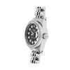 Image 3 : Rolex Ladies Stainless Steel Black Diamond Date Wristwatch 26MM