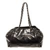 Image 1 : Chanel Black Leather CC Bowler Bag