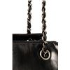 Image 6 : Chanel Black Leather CC Bowler Bag
