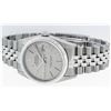 Image 3 : Rolex Mens Quickset Stainless Steel Gray Index Datejust Fluted Bezel Jubilee Ban