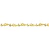 Image 7 : Cute Unique 14k Yellow Gold 7" 8.7mm 3D Polished Dolphin Link Chain Bracelet