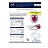 Image 4 : 2.12 ctw BURMESE Ruby and 0.84 ctw Diamond 18K White and Yellow Gold Ring (GIA C