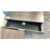 Image 2 : HEARTWOOD DARK WOOD 2 DRAWER LOCKING STORAGE FILE - 35.5"W X 22"D X 22"H