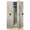 Image 2 : ULINE GREY 3 SECTION LOCKER SYSTEM - 36"W X 18"D X 78"H