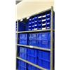 Image 2 : ULINE 48"W X 18"D X 86"H 6 TIER GREY INDUSTRIAL STEEL SHELVING UNIT WITH ASSORTED SIZE BLUE