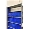 Image 2 : ULINE 48"W X 18"D X 86"H 6 TIER GREY INDUSTRIAL STEEL SHELVING UNIT WITH  BLUE