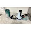 Image 3 : CUISINART STAINLESS STEEL COFFEE MAKER, TEA KETTLE, FRENCH PRESS, SALT & PEPPER SHAKER,