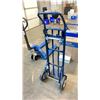 Image 2 : ULINE BLUE 2 WHEEL OR 4 WHEEL CONVERTIBLE HAND TRUCK