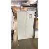 Image 1 : BEIGE 36"W X 18"D X 64"H METAL 2 DOOR STORAGE CABINET