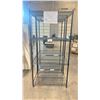 Image 2 : 36"W X 24"D X 72"H 4 TIER BLACK METRO STYLE RACK