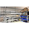 Image 2 : ULINE 72"W X 30"D X 34"H TECH TABLE WITH OVERHANGING LIGHT, SHELF & A KLETON 6 DRAWER LOCKING