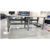 Image 2 : ULINE 96"W X 36"D X 37"H HEIGHT ADJUSTABLE WOODEN TOP TECH TABLE