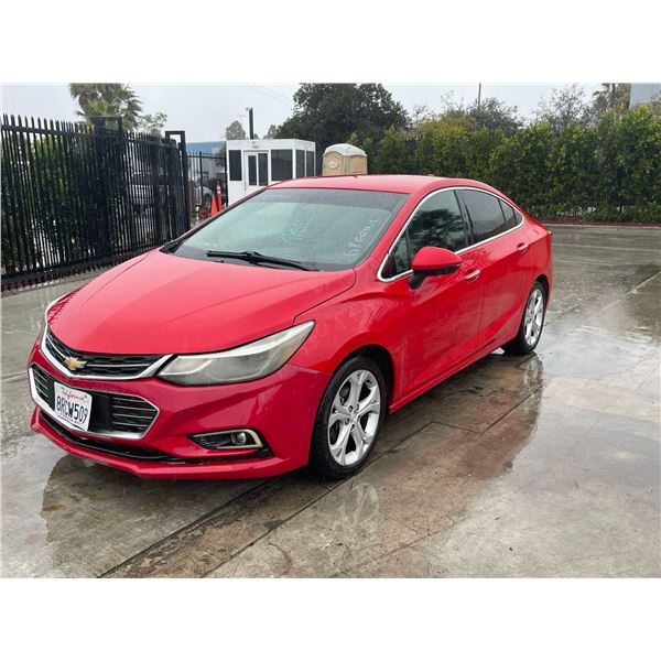 CHEV CRUZE 2017 SALV-T REPO- 2 DAYS