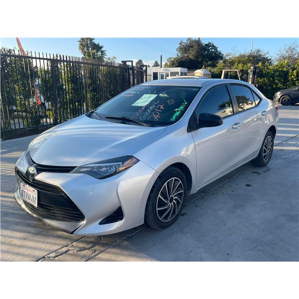 TOYT COROLLA 2017 T-SMOG -2 DAYS