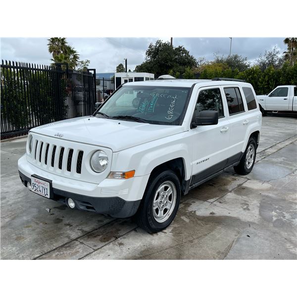 JEEP PATRIOT 2016 T-2 DAYS