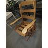 Image 1 : Wooden Glider Chair / No Cushion