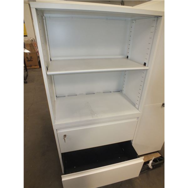 Metal Storage Shelf w/ Keys