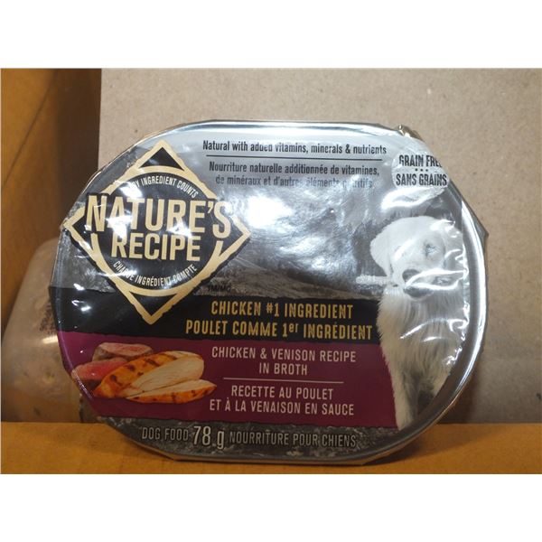 4 Case's Of Natures Recipe Chicken & Venison Dog Food