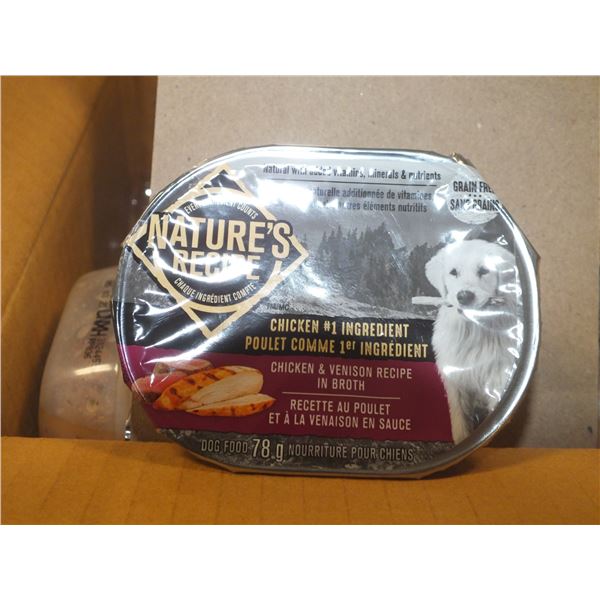 4 Case's Of Natures Recipe Chicken & Venison Dog Food
