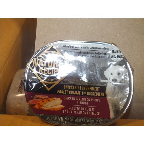 4 Case's Of Natures Recipe Chicken & Venison Dog Food