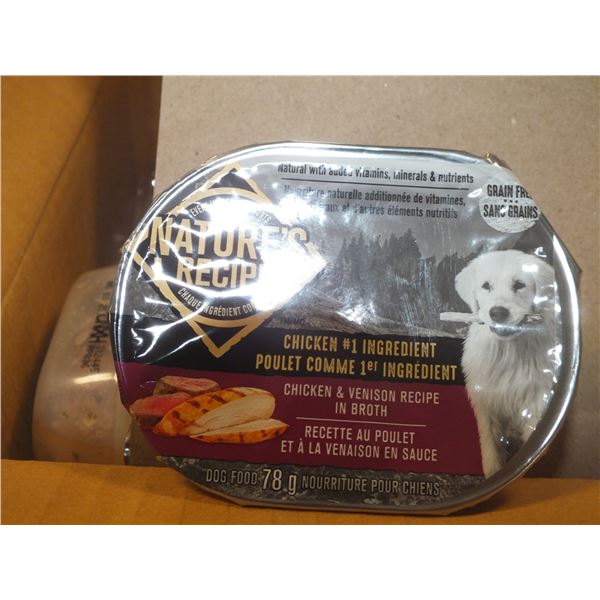 4 Case's Of Natures Recipe Chicken & Venison Dog Food