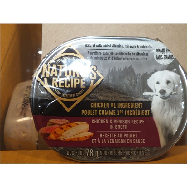 4 Case's Of Natures Recipe Chicken & Venison Dog Food