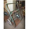 Image 1 : Oxy / Acetylene Tank Cart On Wheels
