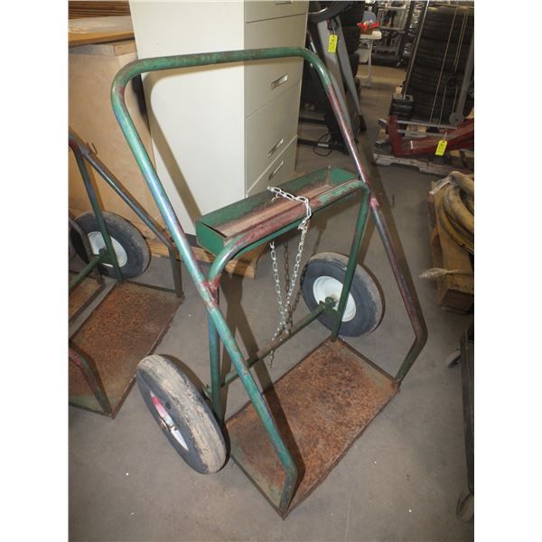 Oxy / Acetylene Tank Cart On Wheels