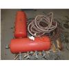 Image 3 : Two 20 gal Air Tanks w/ 4 Strands of Air Hose