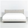 Image 1 : B1021Q MAPLE Fabric Bed(Light Grey,Queen)
