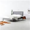 Image 1 : B1031Q MEREDITH Fabric Bed(Dark Grey,Queen)