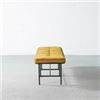 Image 2 : MILAN Velvet Bench(Yellow)  PRODUCT DIMENSIONSHEIGHT: 47cm | 18.5"WIDTH: 51cm | 20.1"DEPTH: 161cm