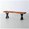 Image 1 : X1100 Acacia Live Edge Bench Top(145cm,Natural)Acacia Live Edge Bench Top(145cm,Natural