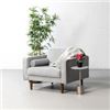 Image 1 : S1036 FONDA Fabric Sofa(1-seater, Grey)
